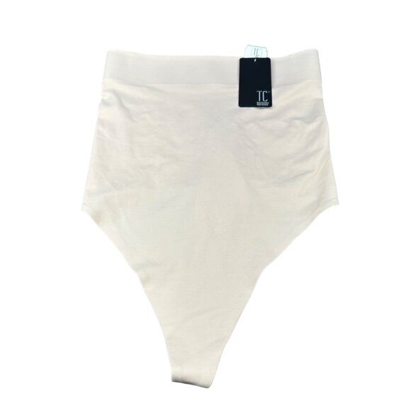 TC Total Control Size XL Shapewear Thong High-Waist Moderate Control Beige New - Picture 1 of 10
